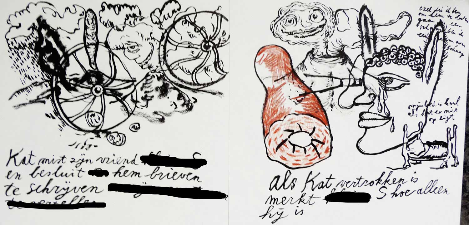 Geerten Ten Bosch, Kat's Tocht (sketches), 
                     , 