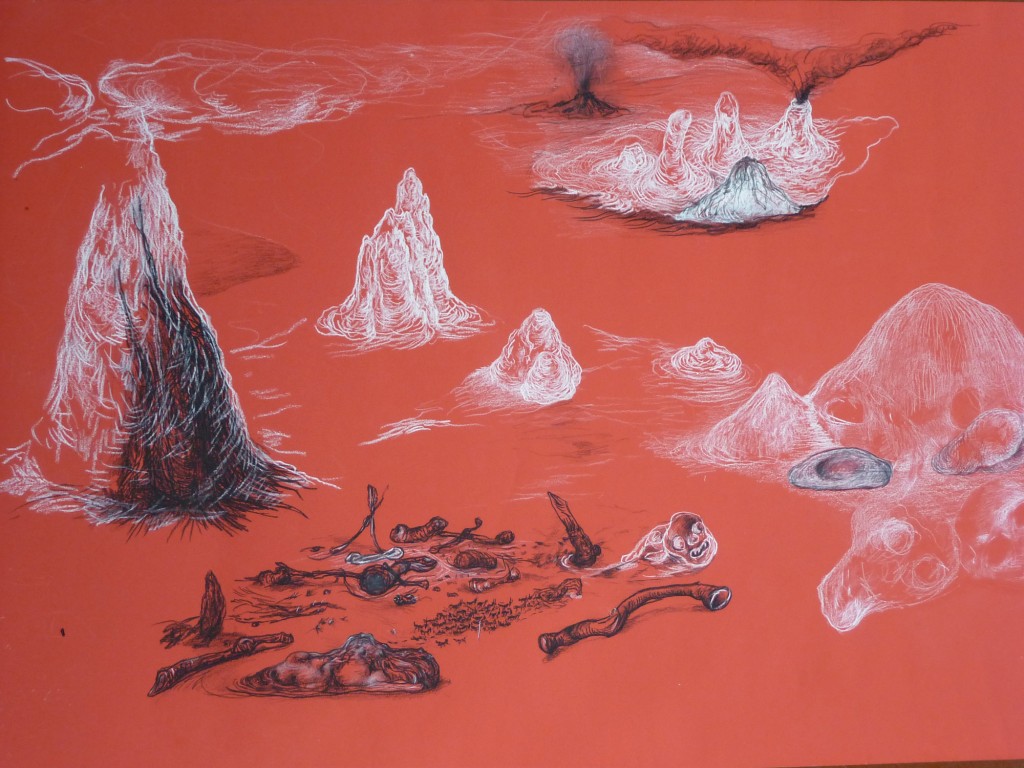 Geerten Ten Bosch, rolls, 
                             , drawing, tekening, art, kunst